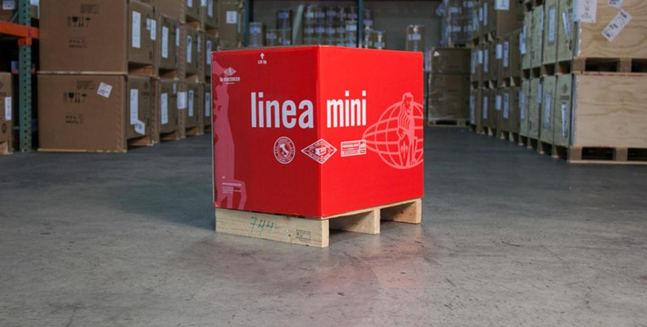 Упаковка для премиальной эспрессо-машины La Marzocco Linea Mini