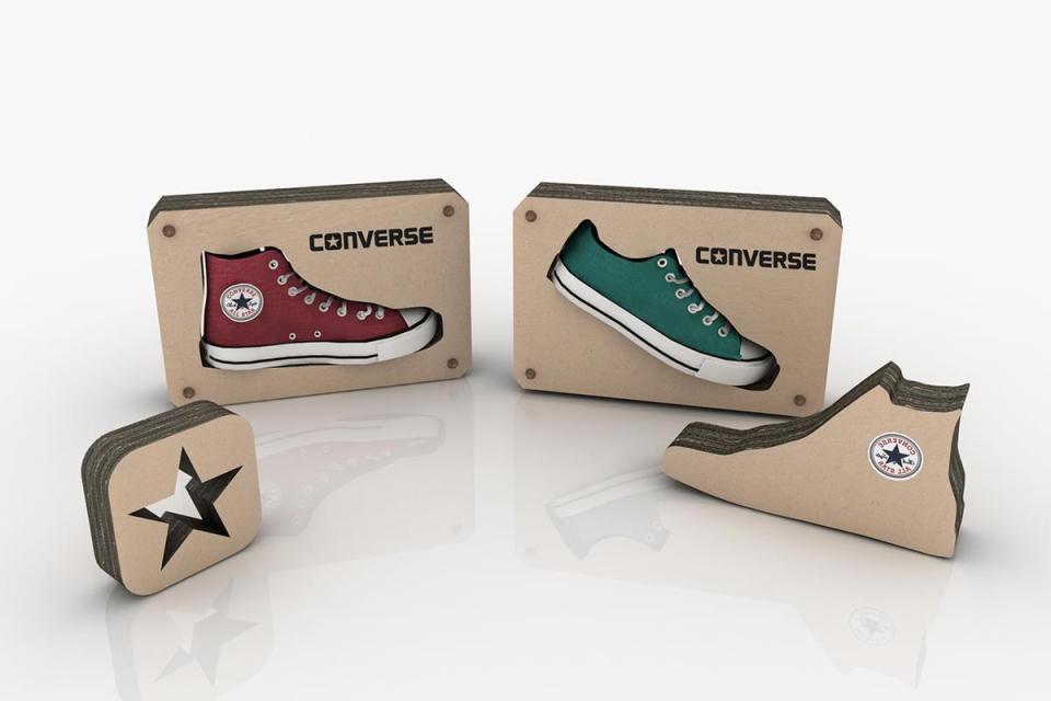 Экологичная витрина Converse