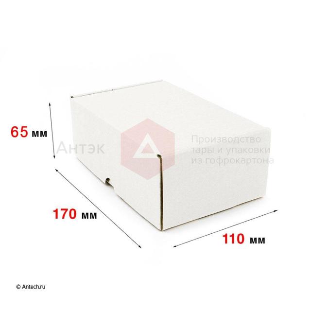 Самосборная коробка 170х110х65 мм МГК Т−24E  белый