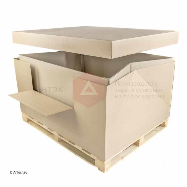 GALIA Pallet box 3G 1450x1140x850 мм П−32BC бурый