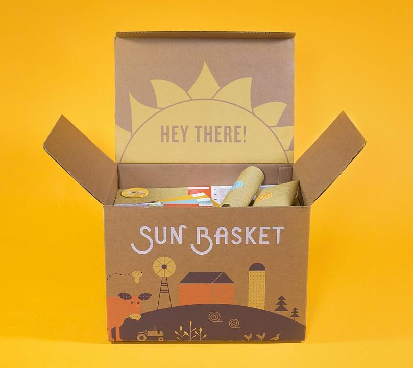 Упаковка для доставки продуктов Sun Basket