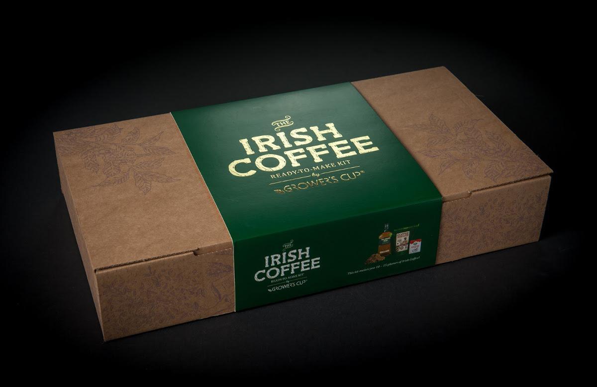 Упаковка комплектов для приготовления The Irish Coffee