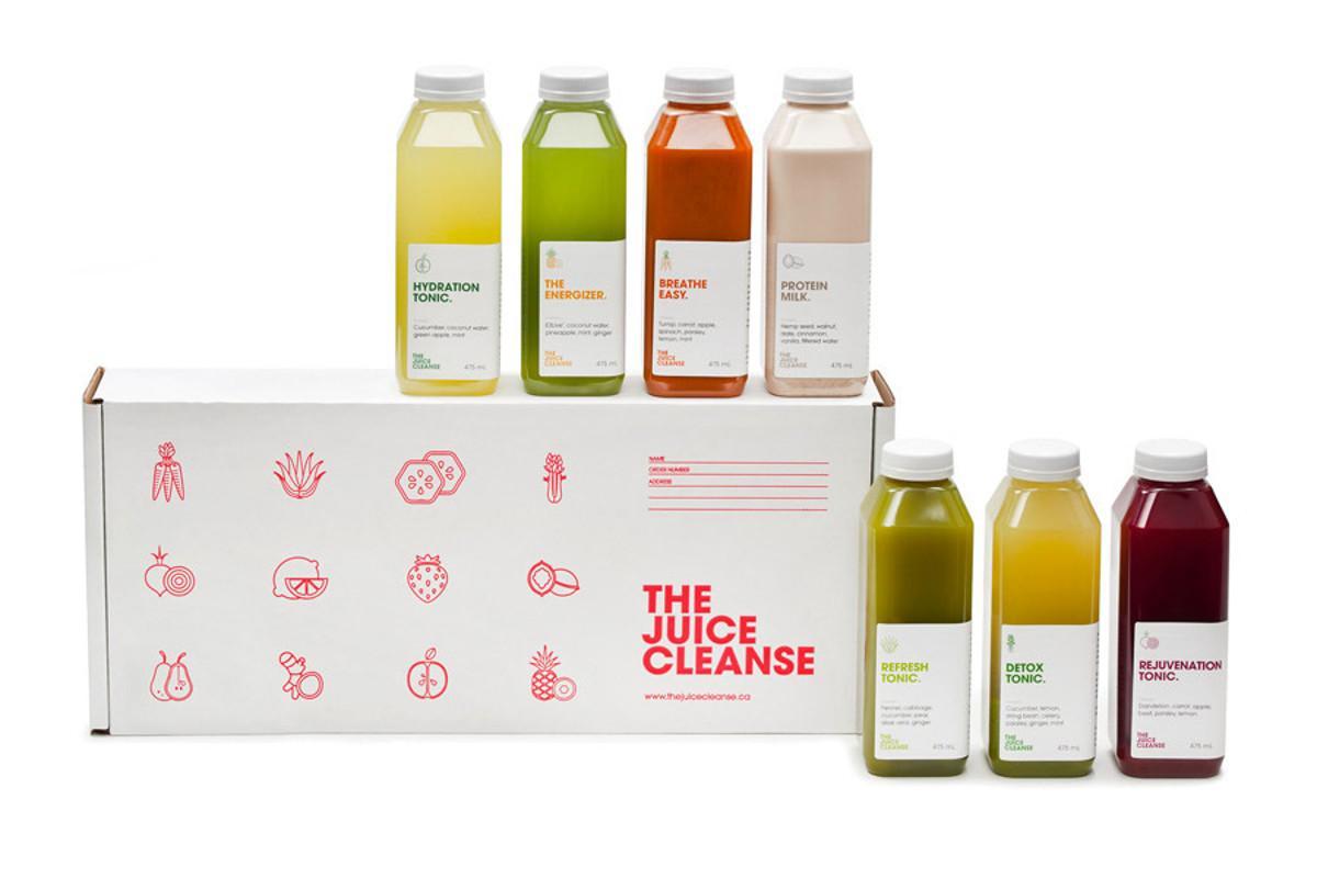 Упаковка для комплектов сока The Juice Cleanse