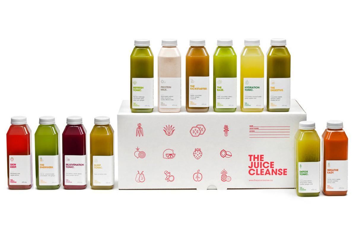 Упаковка для комплектов сока The Juice Cleanse