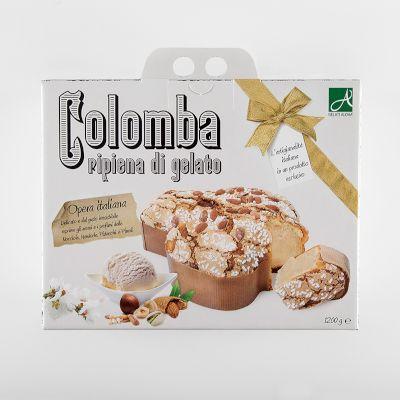 Дизайн упаковки и фирменный стиль для десерта Colomba gelato