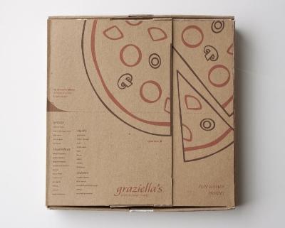 Graziella's Pizza Box - многоцелевая и развлекательная коробка для пиццы