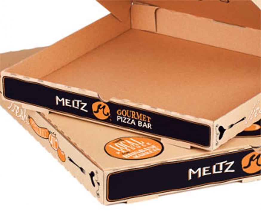 Meltz Pizza Bar - дизайн оформления коробок для пиццы