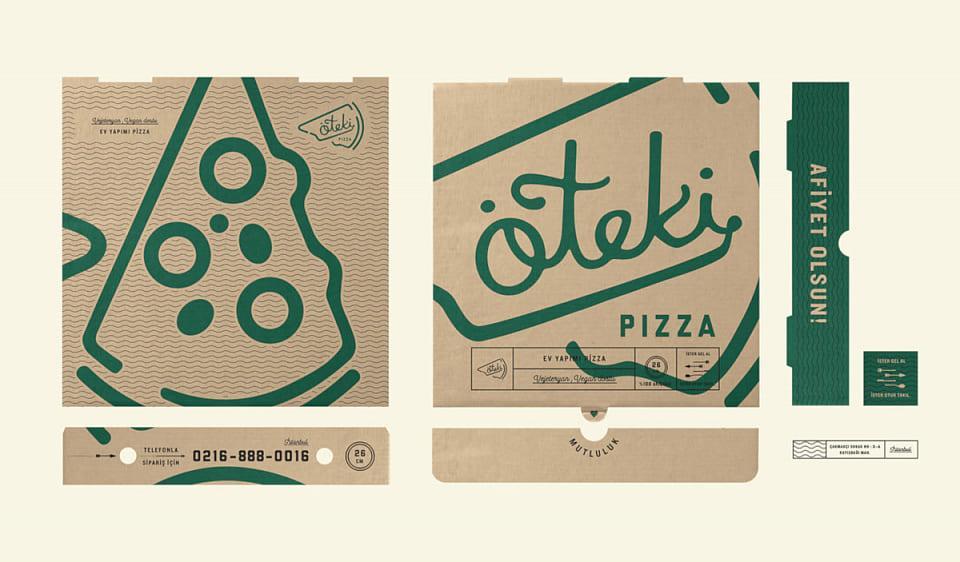 Коробки для пиццы Öteki Pizza