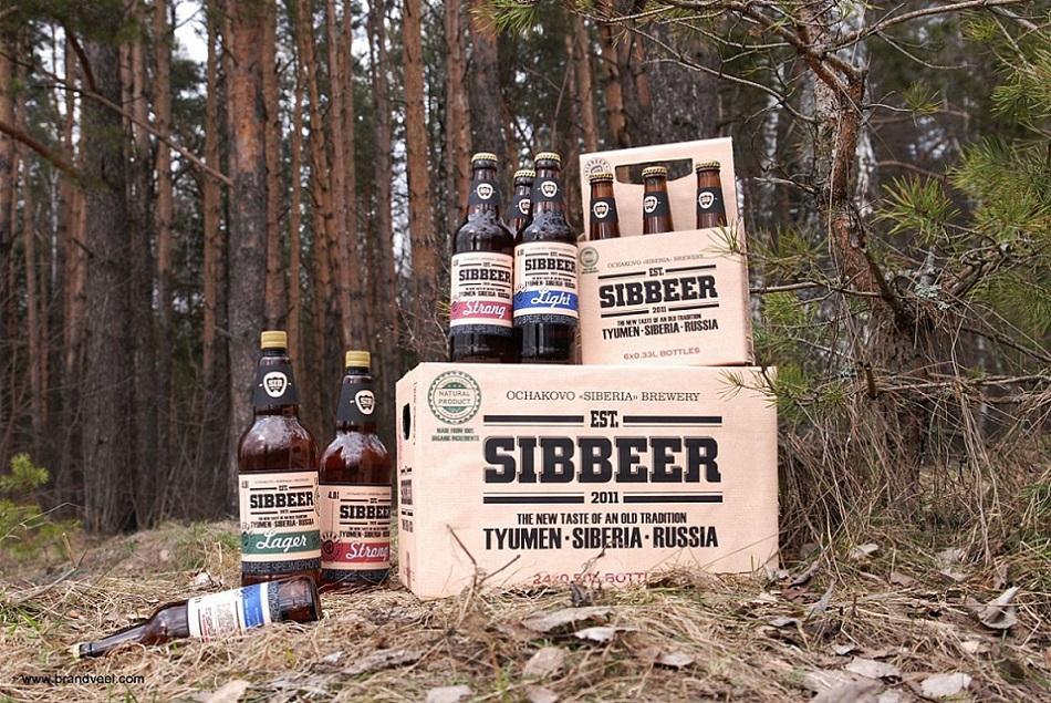 Очаково Sibbeer - дизайн упаковки из гофрокартона