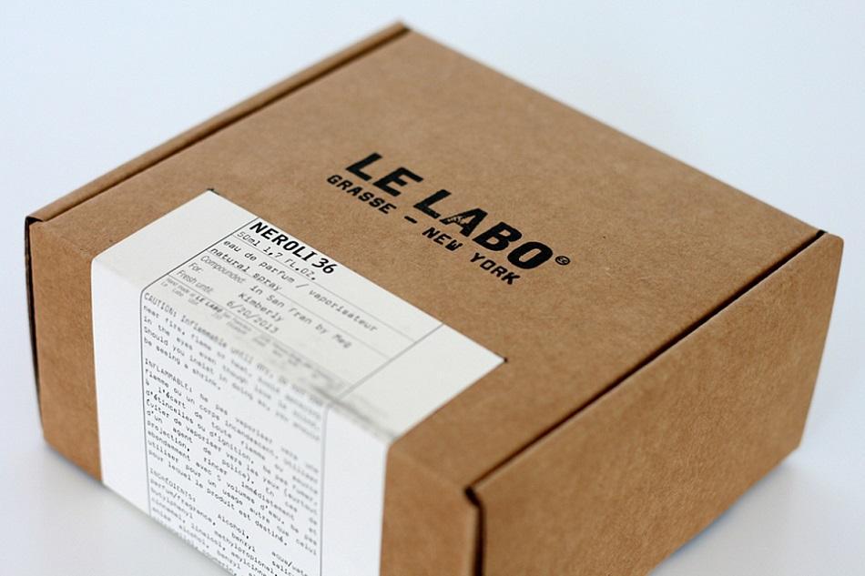 J'adore Le Labo - упаковка из гофрокартона для парфюмерии