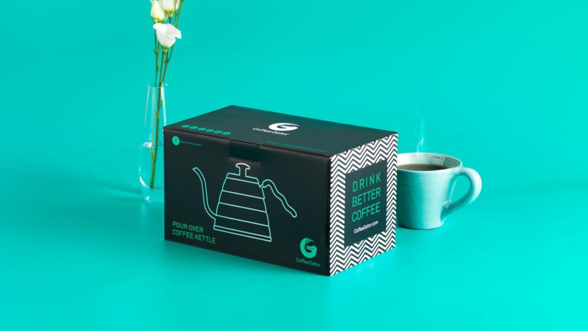 Дизайн упаковки для посуды Coffee Gator