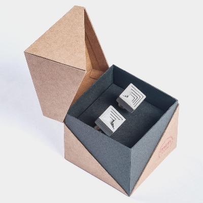 Ювелирная упаковка для бетонных запонок Micro Concrete Cufflinks