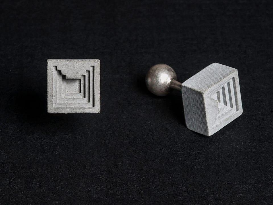 Ювелирная упаковка для бетонных запонок Micro Concrete Cufflinks