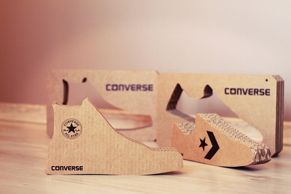 Экологичная витрина Converse