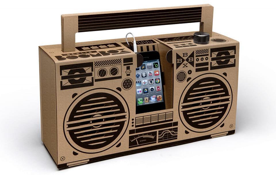 Berlin Boombox из картона