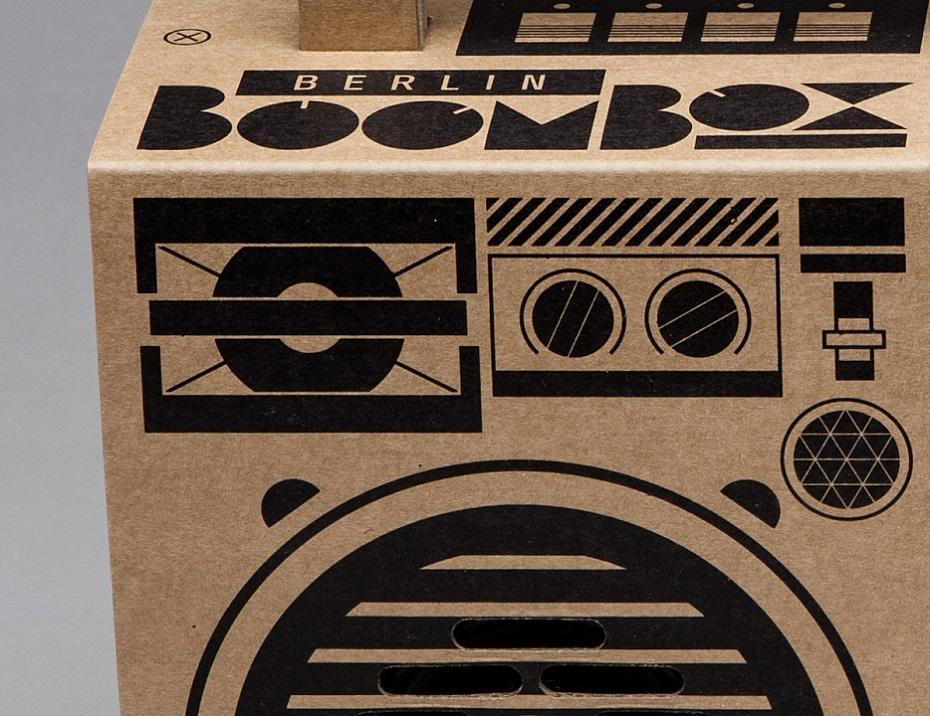 Berlin Boombox из картона