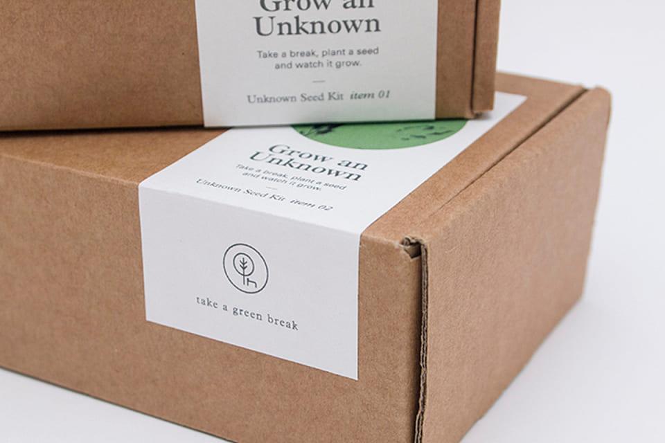 Unknown Seed Kit - упаковка для экологического проекта