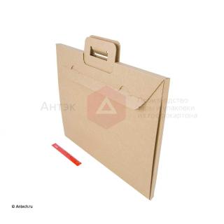 Коробка с ручкой для картины 560x470x20 мм Т−24B бурый