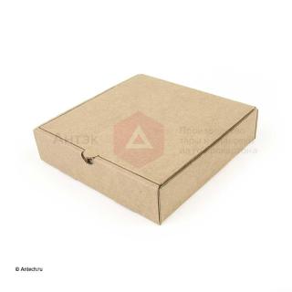 Коробка маленькая с крышкой 130x130x30 мм МГК Т−11E бурая