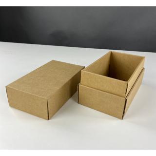 Гофрокороб самосборный "Крышка-дно" 200x110x100 мм Т-24Е бурый/бурый