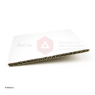 Гофролист пятислойный 1030x1500 мм П−32BC белый/бурый