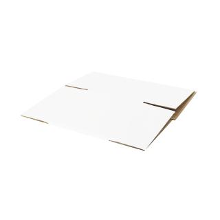 Картонная коробка 200x200x200 мм П−32BC белый/бурый