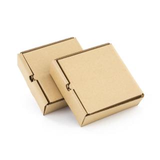 Коробка маленькая с крышкой 150x150x50 мм Т−24B бурая
