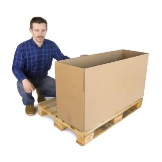 Гофрокороб 1200x400x400 мм П−32BC бурый