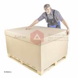 GALIA Pallet box 3G 1450x1140x850 мм П−32BC бурый