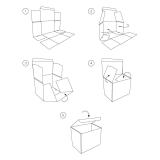 Картонная коробка 200x100x100 мм Т−24B бурый