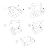 Почтовая коробка 250x170x100 мм Т−24B бурый